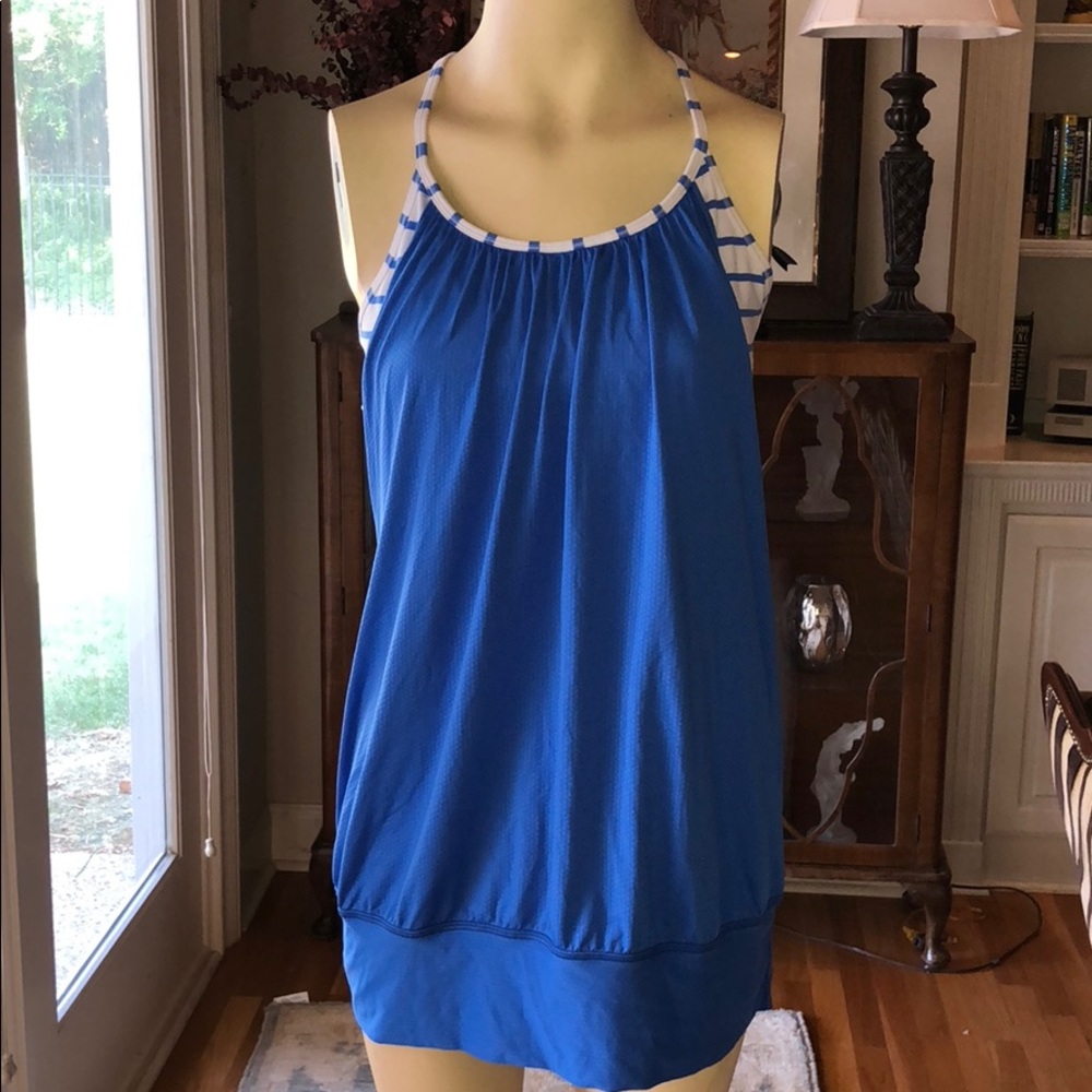 Blue Lululemon tank